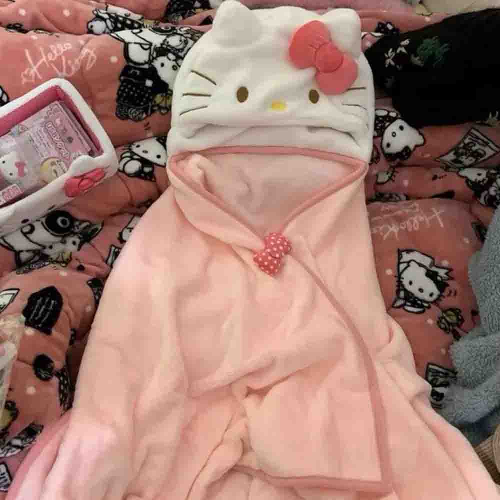 Cute Hellokitty Cloak Shawl Ai - đánh giá và giá Shawl Wrap Winter