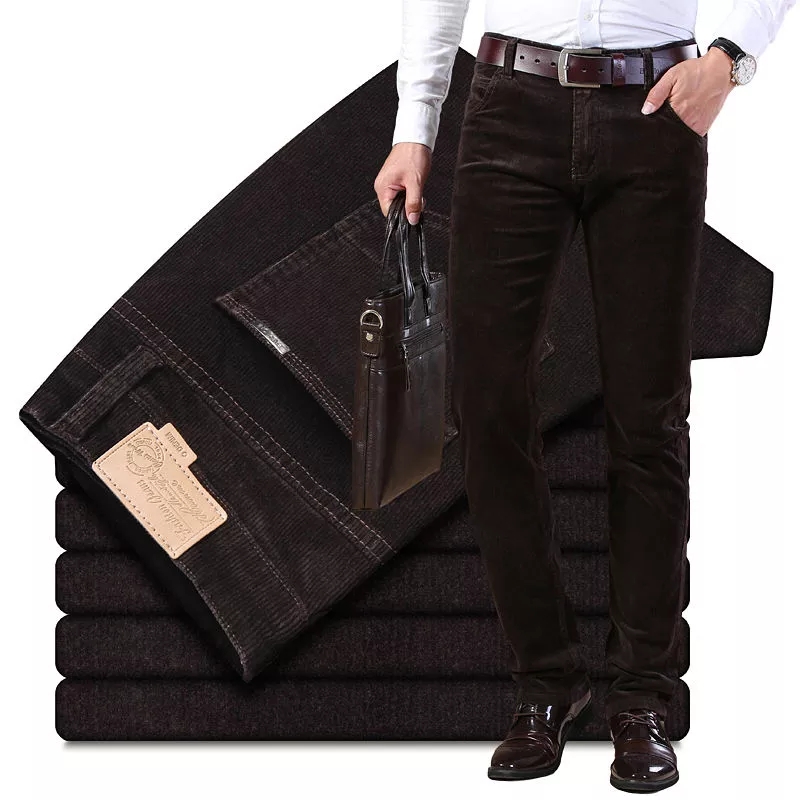 Mùa Thu Đông Nam Dày Ấm Quần R - đánh giá và giá Corduroy Pant Warm